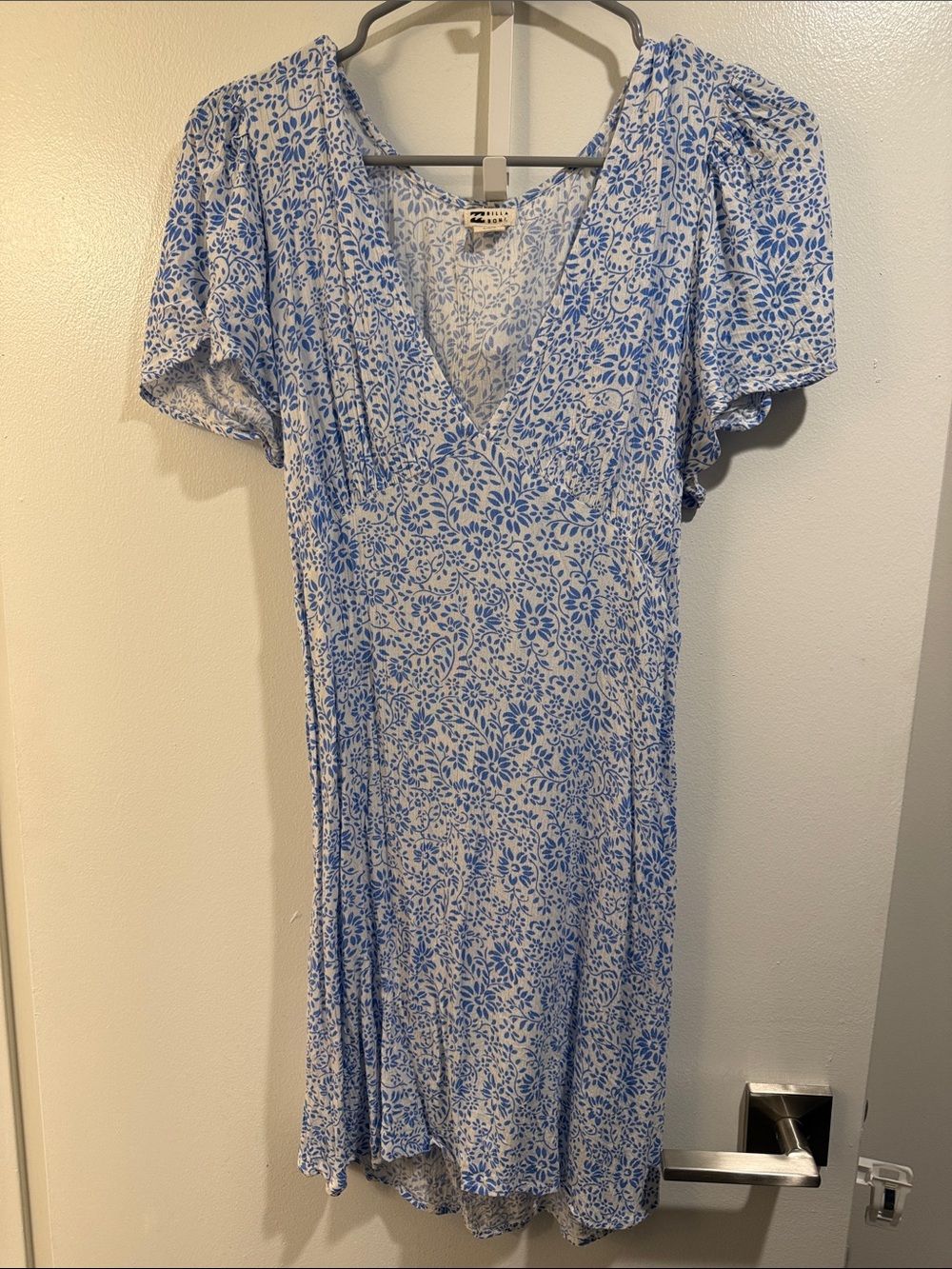 Light Blue Floral Billa-Bong Women's Dress